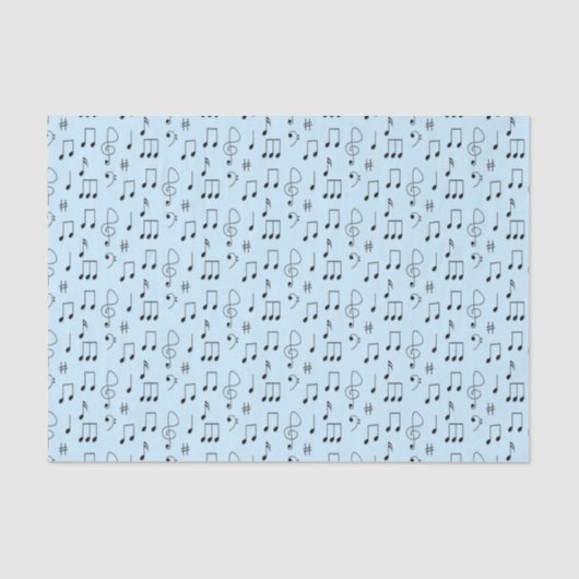 Just Noted Blue Tissuepapier (Voorkant)