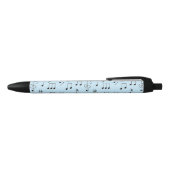 Just Noted Blue Zwarte Inkt Pen (Bovenkant)