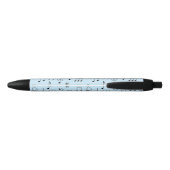 Just Noted Blue Zwarte Inkt Pen (Achterkant)