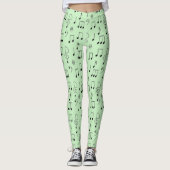 Just Noted Green Leggings (Voorkant)