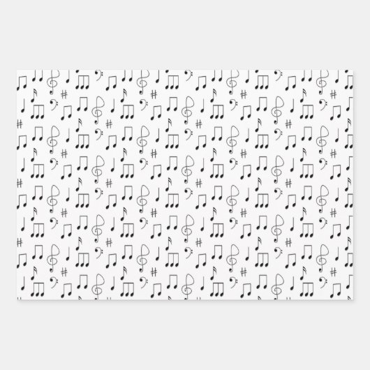 Just Noted Music Wrapping Paper Sheets (Voorkant 3)