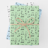 Just Noted Music Wrapping Paper Sheets (In situ)