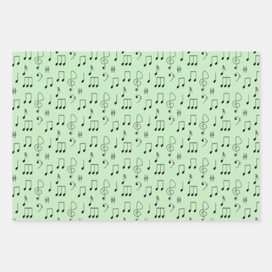 Just Noted Music Wrapping Paper Sheets (Voorkant)