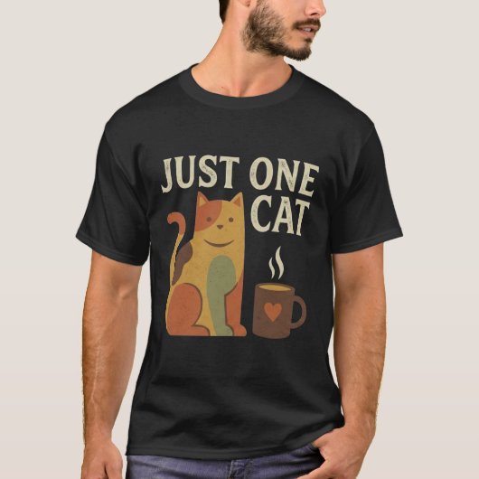 Just one Cat owner T-shirt (Voorkant)