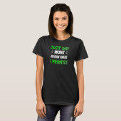 Just One More Brown Snake I Promise Reptile T-shirt (Voorkant volledig)