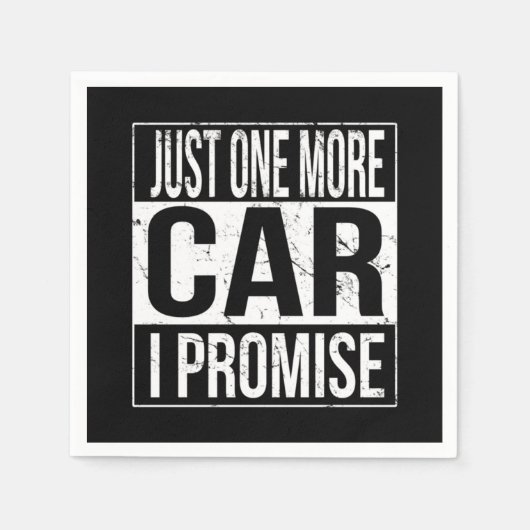 Just One More Car I Promise Servet (Voorkant)