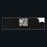 Just one more cast i promise funny bass fishing bumpersticker<br><div class="desc">Just one more cast i promise funny bass fishing</div>