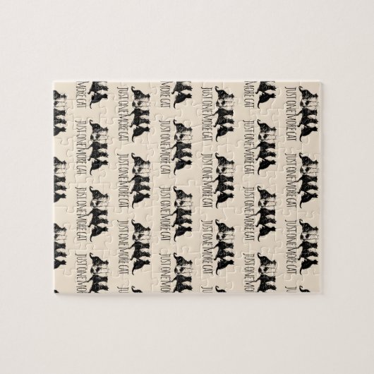 Just One More Cat Parent Pattern Legpuzzel (Horizontaal)