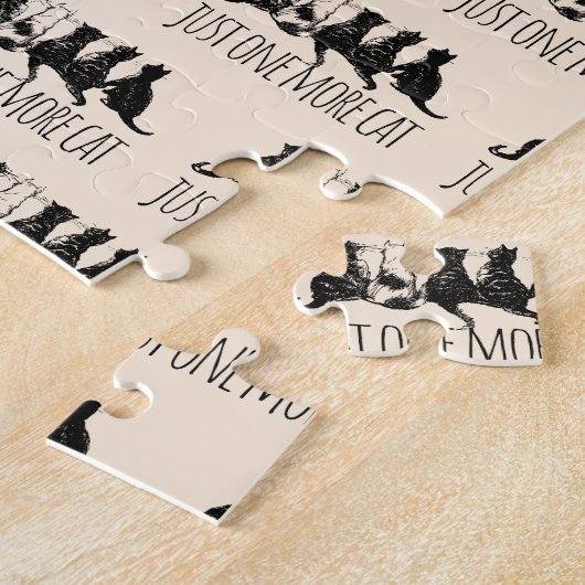 Just One More Cat Parent Pattern Legpuzzel (Zijkant)