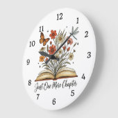 Just One More Chapter, Book, Flowers Butterfly, Grote Klok (Hoek)