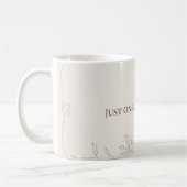 Just One More Chapter Cozy Reading Mug Koffiemok (Links)
