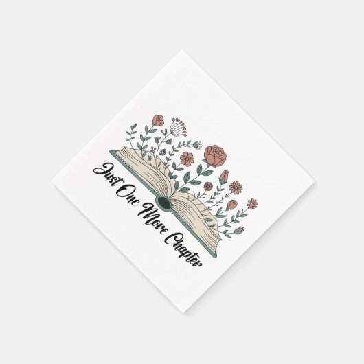 Just One More Chapter – Floral Book Lover Servet (Hoek)