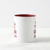 Just One More Chapter Mug Maroon Bookworm Mok (Midden)