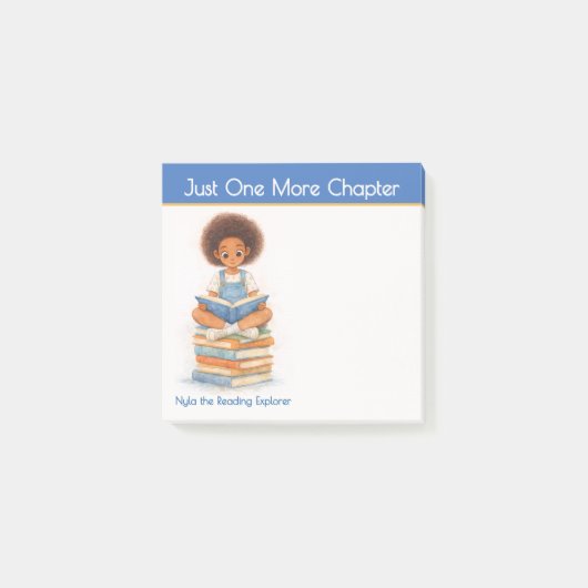 Just One More Chapter Personalized Teacher Post-it® Notes (Voorkant)