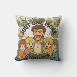 Just One More Chapter Throw Pillow Kussen