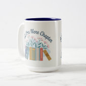Just One More Chapter Two Tone Mug Tweekleurige Koffiemok (Voorkant links)