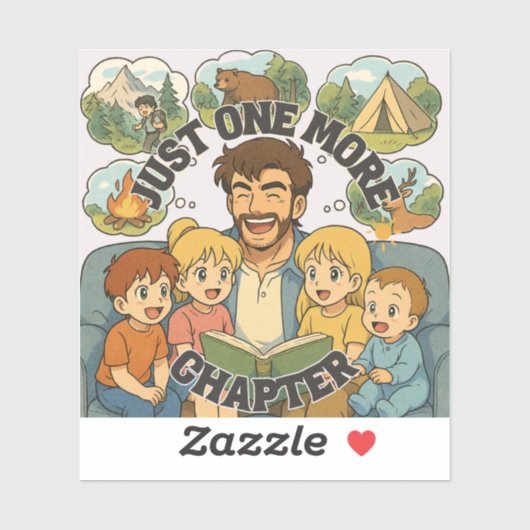 Just One More Chapter Vinyl Sticker (Vel)