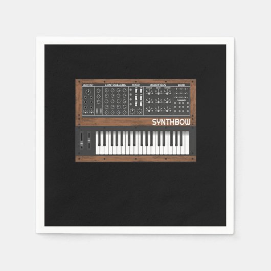 Just One More Funny Synthesizer Gift Synths Lover Servet (Voorkant)