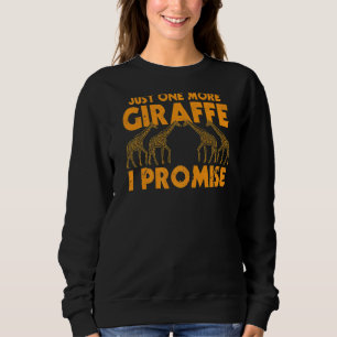 Just One More Giraffe I Promise Vintage Giraffe Trui
