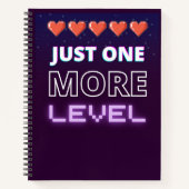 just one more level notitieboek (Voorkant)