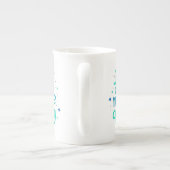 Just One More Query Bone China Mug Porselein Kop (Achterkant)