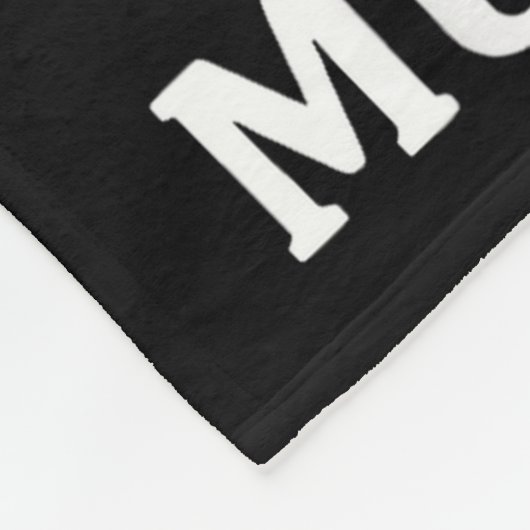 Just One More Row Crochet Skeleton Crocheting Knit Fleece Deken (Hoek)