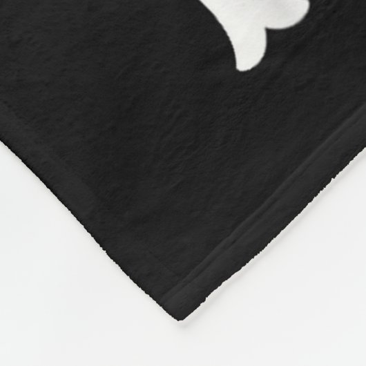 Just One More Row Crochet Skeleton Crocheting Knit Fleece Deken (Hoek)