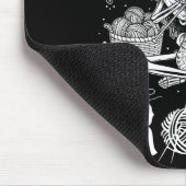 Just One More Row Crochet Skeleton Crocheting Knit Muismat (Hoek)