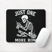 Just One More Row Crochet Skeleton Crocheting Knit Muismat (Met muis)