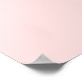 Just Peachy Moderne Minimalistische Cute Script On Poster (Hoek)