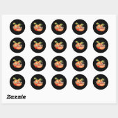 Just Peachy Ronde Sticker (Vel)