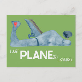 Just Plane(r) Love You Tool Valentijns Briefkaart