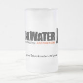 "Just Pure Rock" logo drinkware Matglas Bierpul (Center)