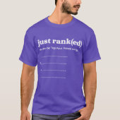 Just Ranked Tee Prince T-shirt (Voorkant)