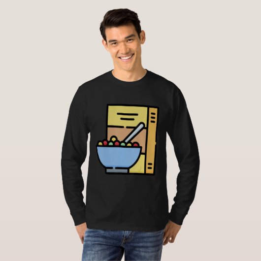 Just Really Like Breakfast Cereal OK Cereal 1 T-shirt (Voorkant volledig)