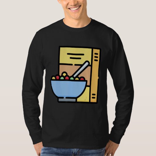 Just Really Like Breakfast Cereal OK Cereal 1 T-shirt (Voorkant)