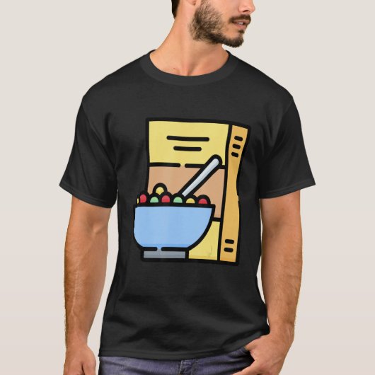 Just Really Like Breakfast Cereal OK Cereal 1 T-shirt (Voorkant)