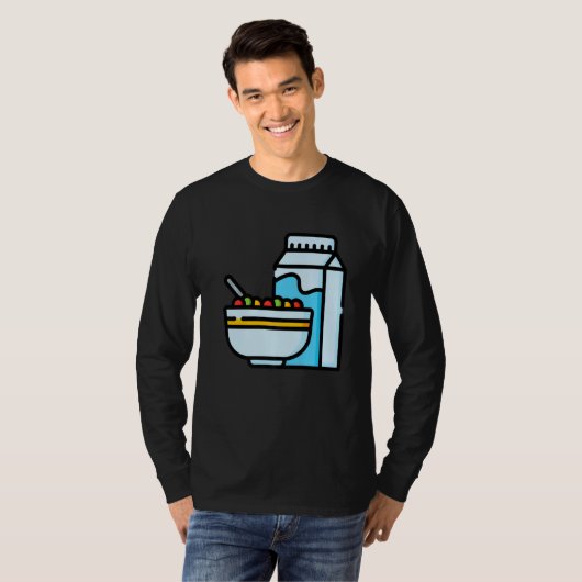 Just Really Like Breakfast Cereal OK Cereal 1 T-shirt (Voorkant volledig)