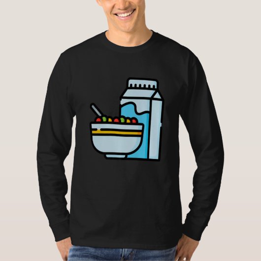 Just Really Like Breakfast Cereal OK Cereal 1 T-shirt (Voorkant)