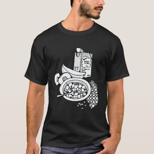 Just Really Like Breakfast Cereal OK Cereal 2 T-shirt (Voorkant)