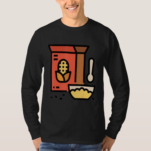 Just Really Like Breakfast Cereal OK Cereal 4 T-shirt (Voorkant)