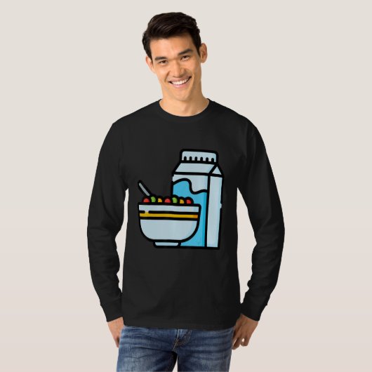 Just Really Like Breakfast Cereal OK Cereal 5 T-shirt (Voorkant volledig)