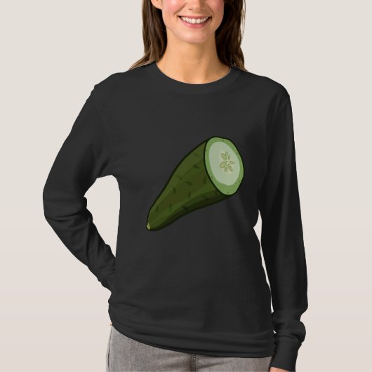Just Really Like Cucumbers Cucumber Pickle Vegetab T-shirt (Voorkant)