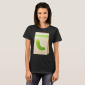 Just Really Like Cucumbers Cucumber Pickle Vegetab T-shirt (Voorkant volledig)