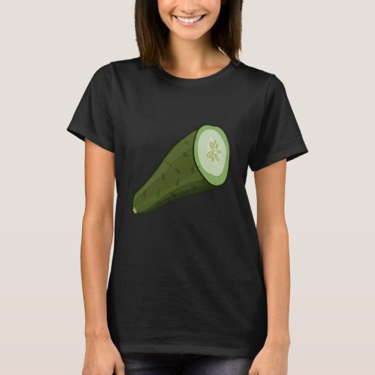 Just Really Like Cucumbers Cucumber Pickle Vegetab T-shirt (Voorkant)