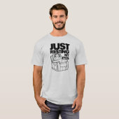 Just Resting My Eyes, I'm Not Sleeping T-shirt (Voorkant volledig)