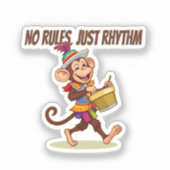 Just Rhythm Sticker (Voorkant)