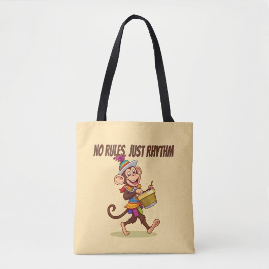 Just Rhythm Tote Bag (Voorkant)