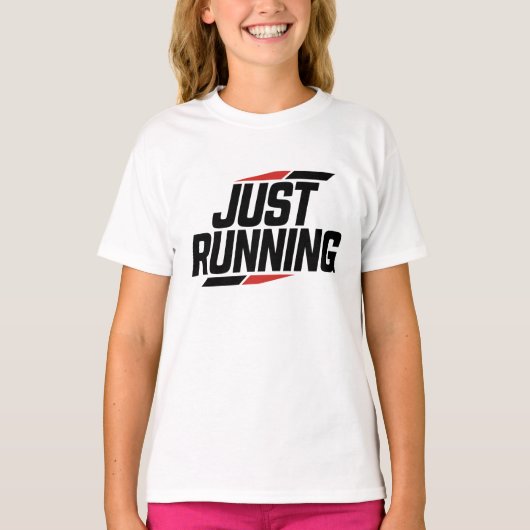 Just Running T-shirt (Voorkant)