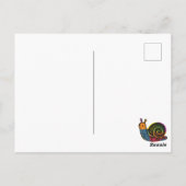 Just Saying Hello with some Snail Mail Briefkaart (Achterkant)